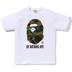 A Bathing Ape BAPE 1st Camo Ape Head T Shirt White Sz M Streetwear Japan